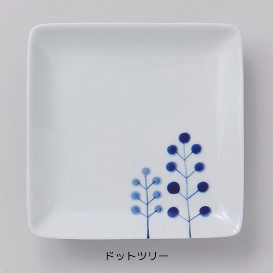 Flowers 角取皿