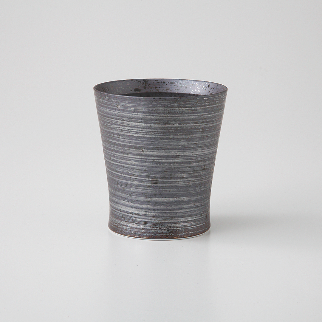 『wabi cup』 金・銀彩 スリムカップ
