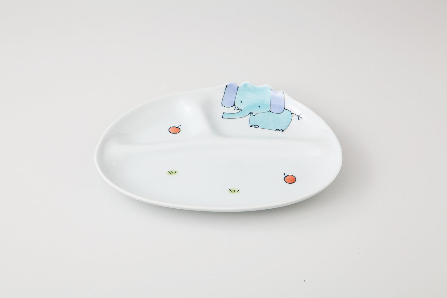 アニマル子供食器　仕切り皿（小）