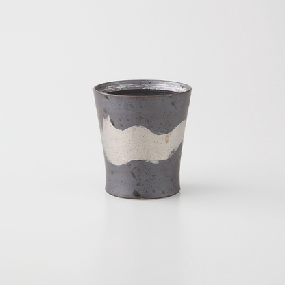 『wabi cup』　金・銀刷毛　スリムカップ