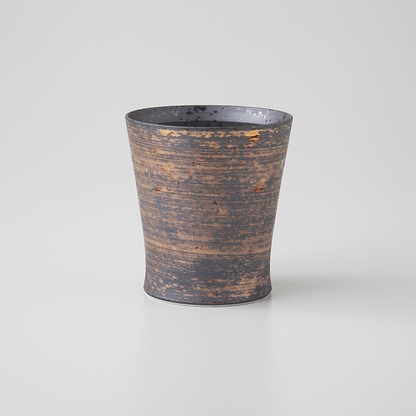 『wabi cup』　金・銀彩　スリムカップ