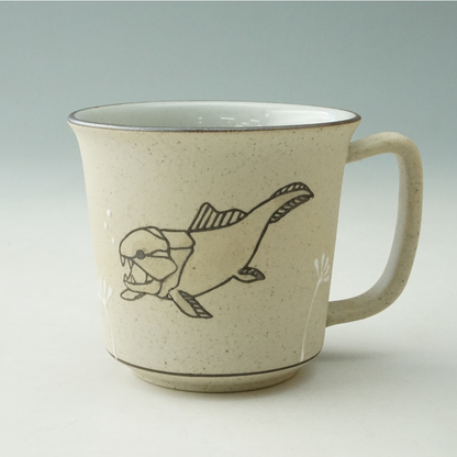 古代魚　マグカップ