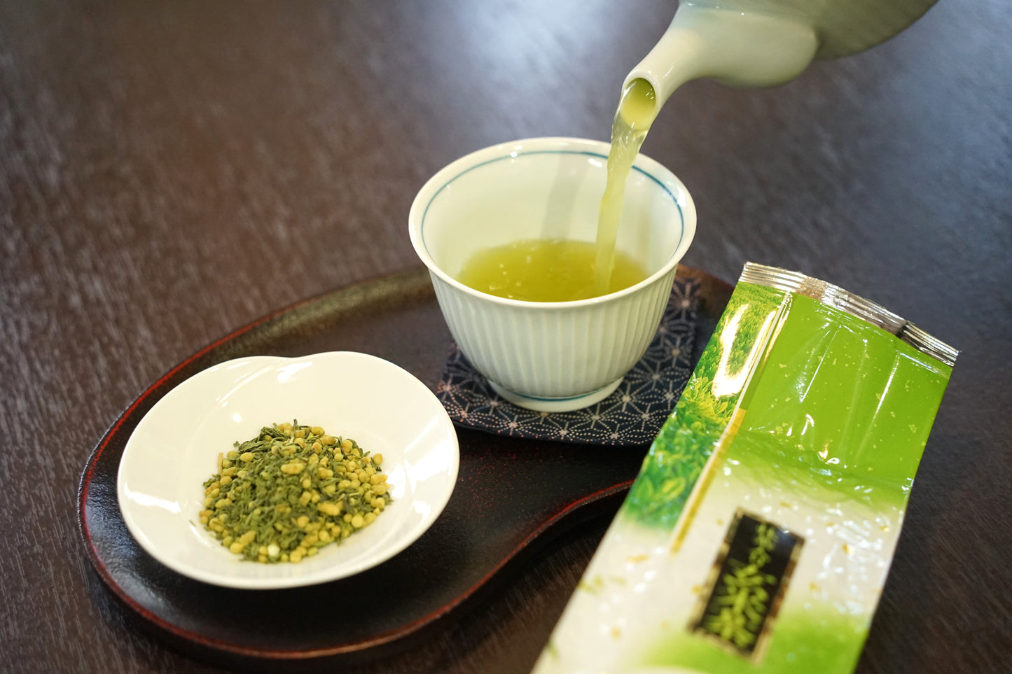 【浜陶オリジナル】抹茶入り玄米茶