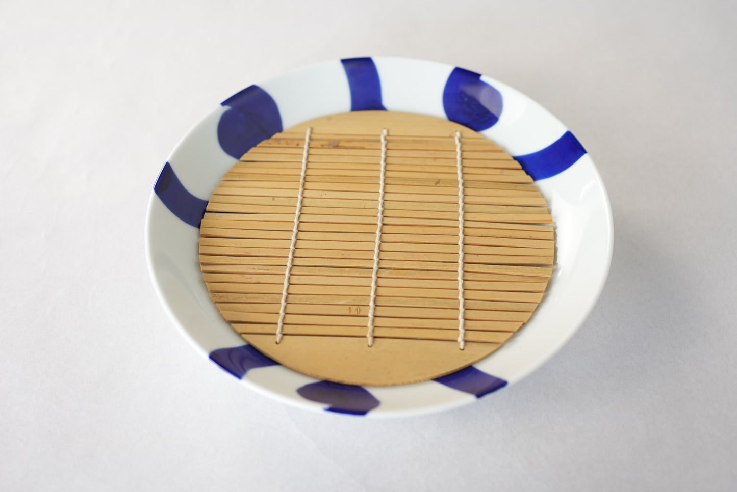 夏の器　7寸深皿（すのこ付/すのこ無）