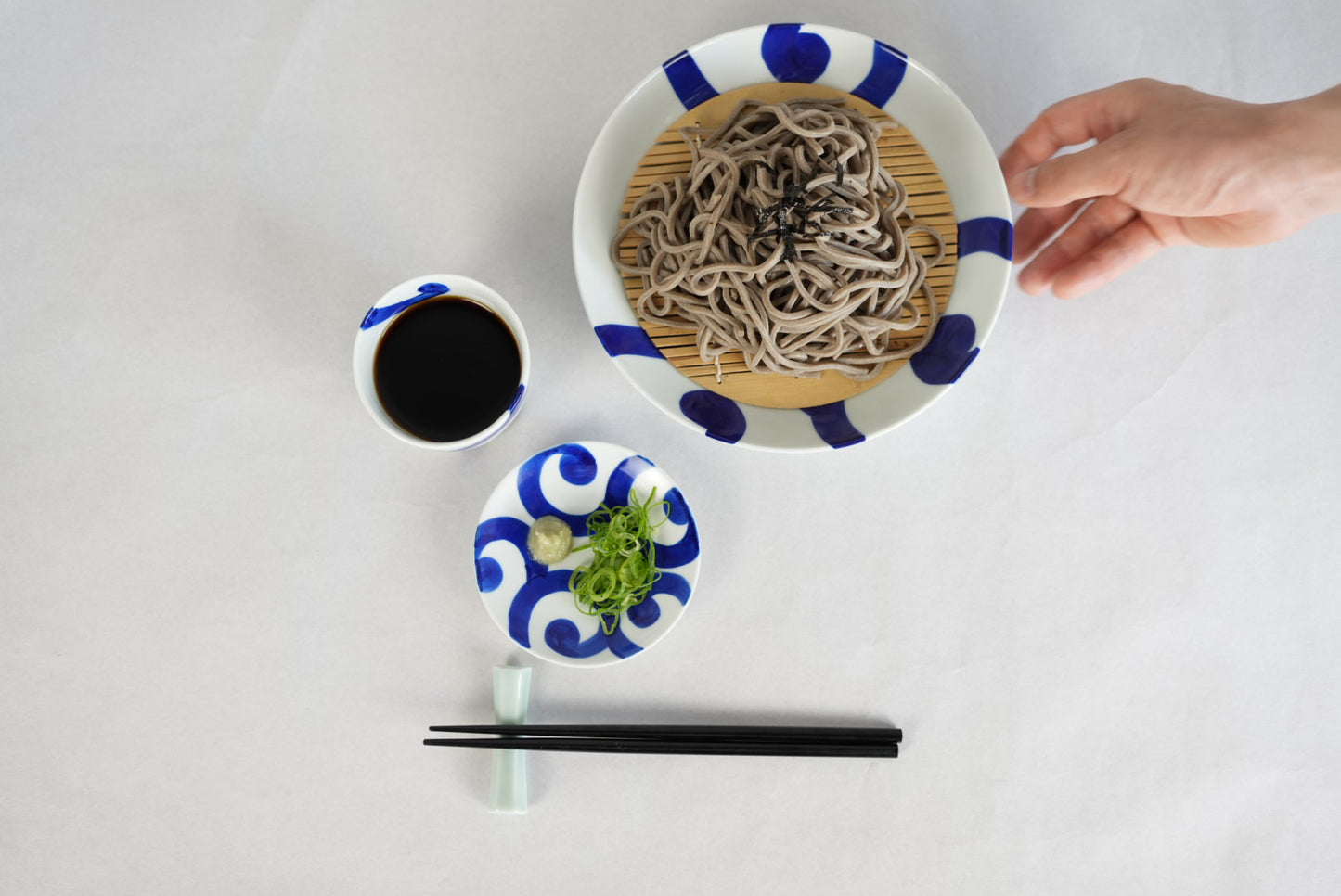 夏の器　7寸深皿（すのこ付/すのこ無）