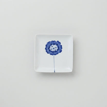 flowers　角取皿