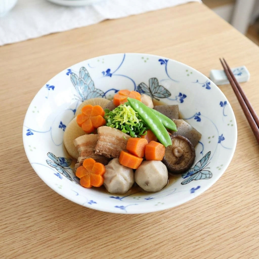 胡蝶唐草　マルチ深皿