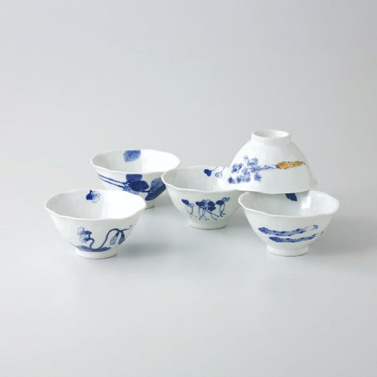染旬菜　飯碗
