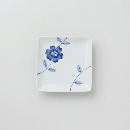 flowers　角取皿