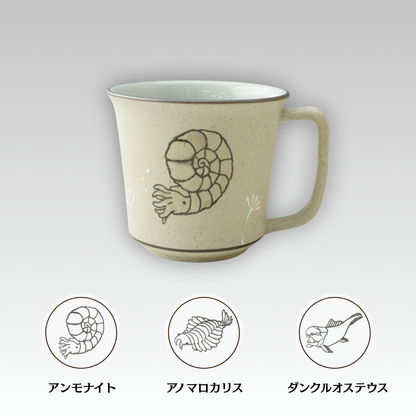 古代魚　マグカップ